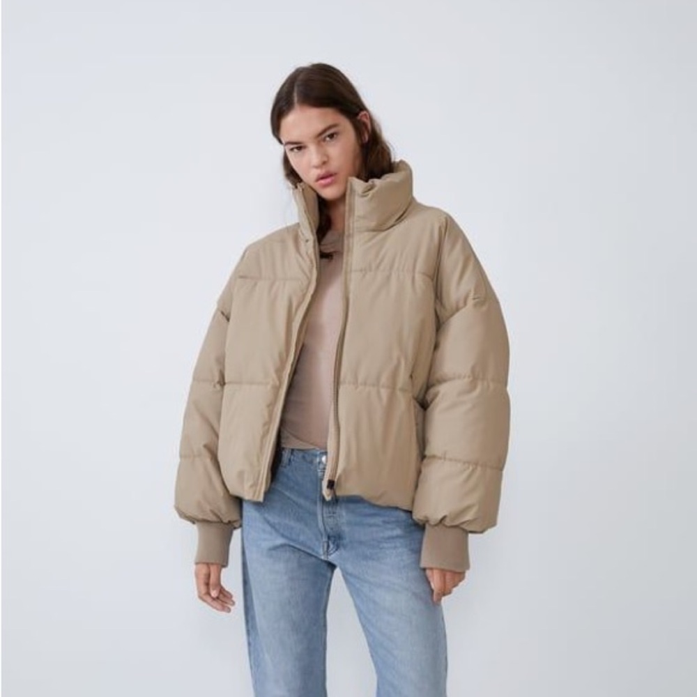 Cropped women’s puffer